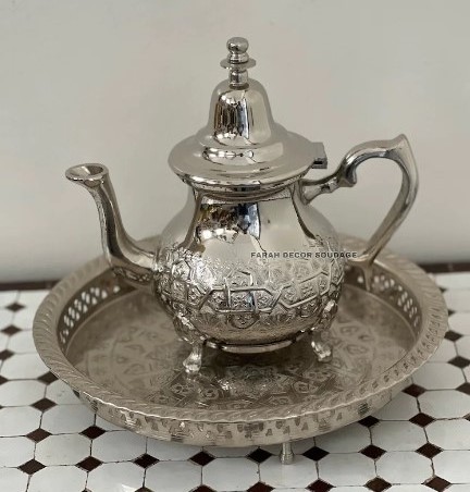 Stainless Steel Gold Silver Mini Tea Pot Ramada Decoration Coffee Pot Arabic Turkish Morocco Tea Kettle With Pot Induction