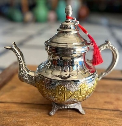 Stainless Steel Gold Silver Mini Tea Pot Ramada Decoration Coffee Pot Arabic Turkish Morocco Tea Kettle With Pot Induction