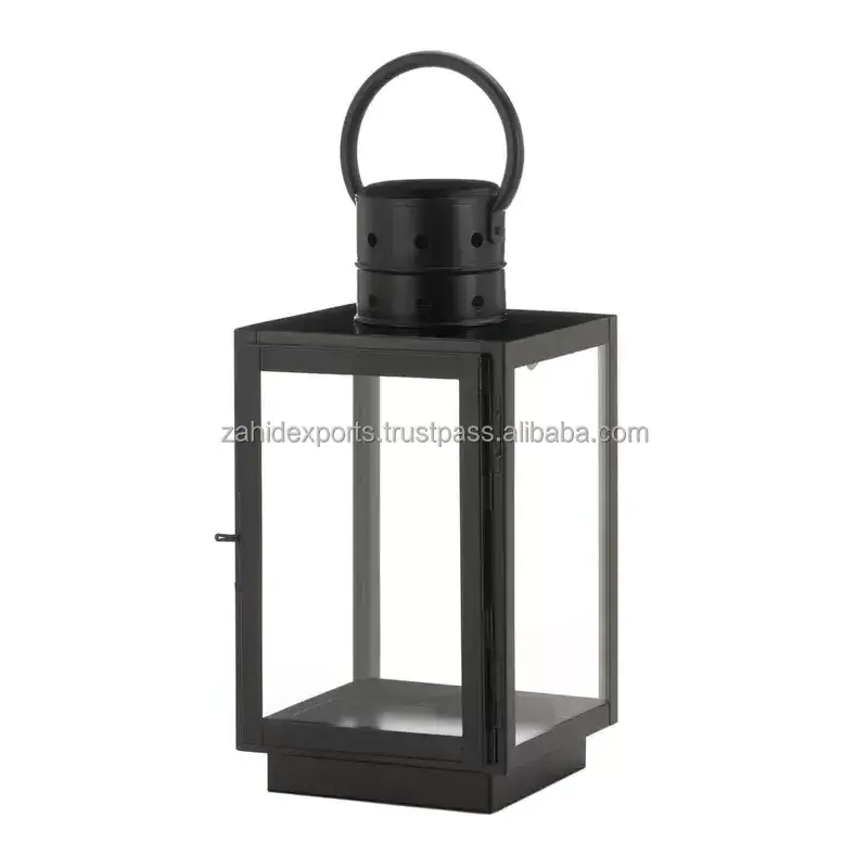 Church Decorative Lanterns Metal Candle Lanterns for Indoor Outdoor