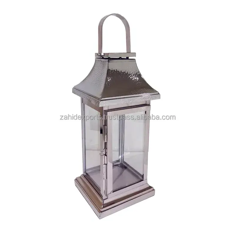 Church Decorative Lanterns Metal Candle Lanterns for Indoor Outdoor