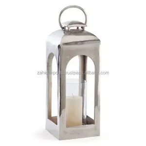 Church Decorative Lanterns Metal Candle Lanterns for Indoor Outdoor