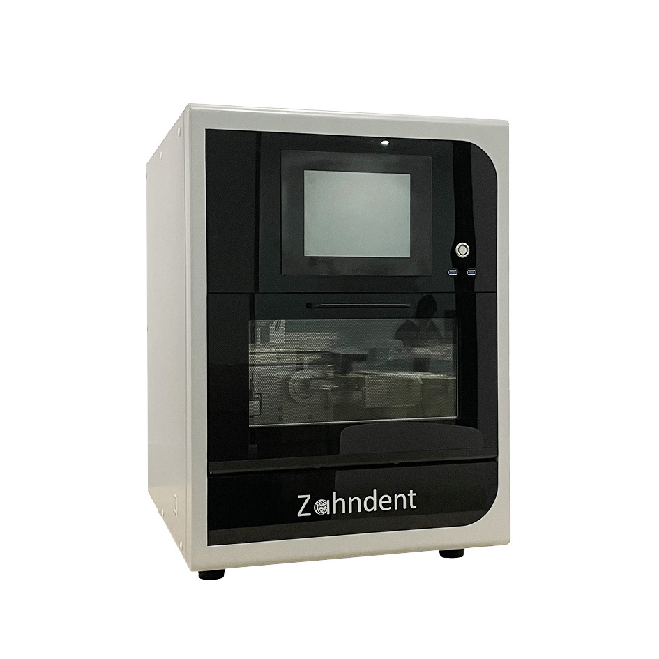 Zahndent dental lab equipment 5 axis dental dry zirconia cad cam desktop milling machine