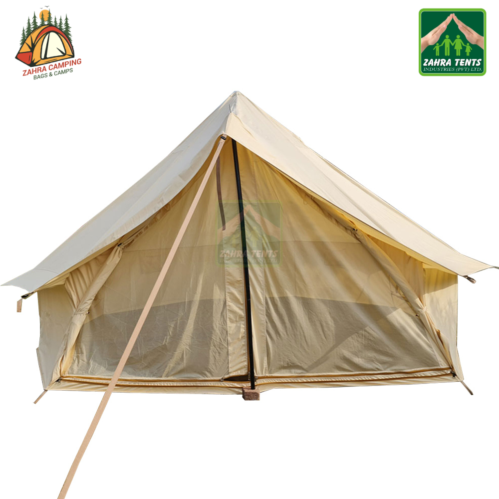 Pakistan Best Selling Price Bell Tent Lite OEM ODM Best material Canvas bell tents for camping Bell Tent with Accessories