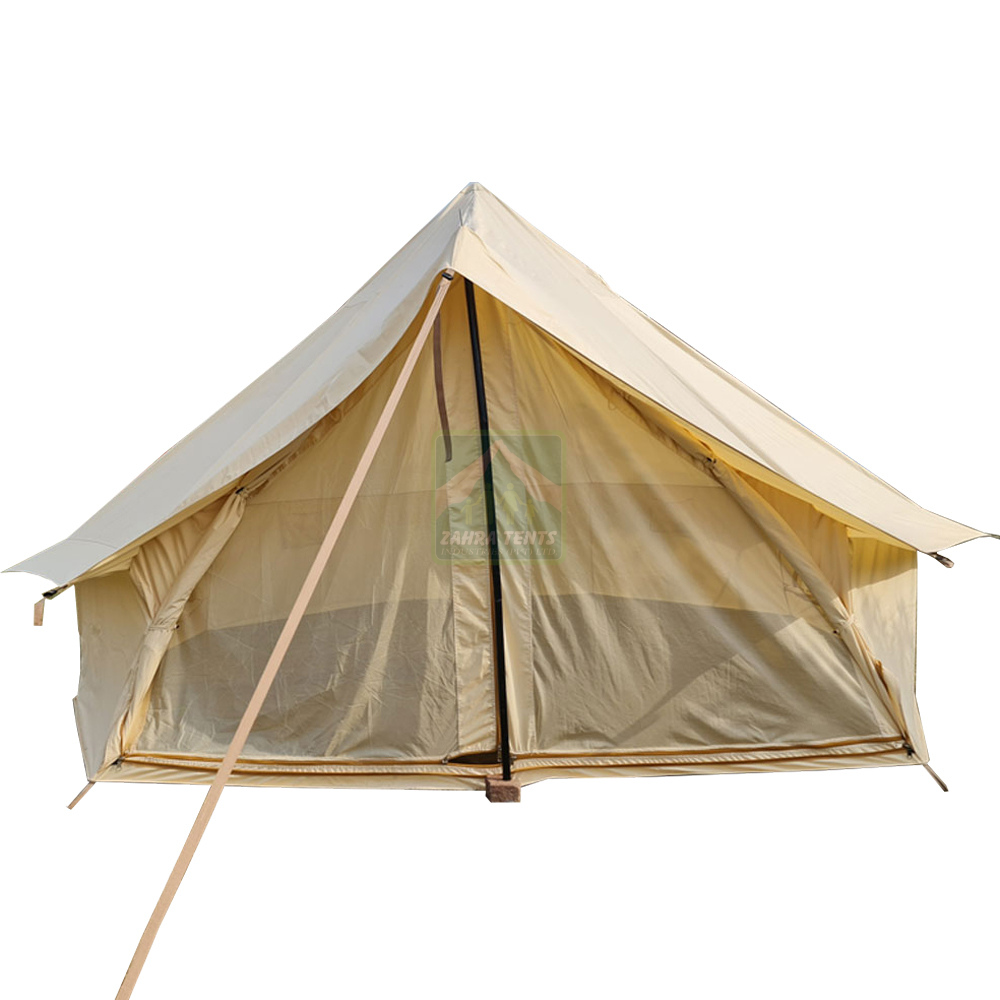 Pakistan Best Selling Price Bell Tent Lite OEM ODM Best material Canvas bell tents for camping Bell Tent with Accessories