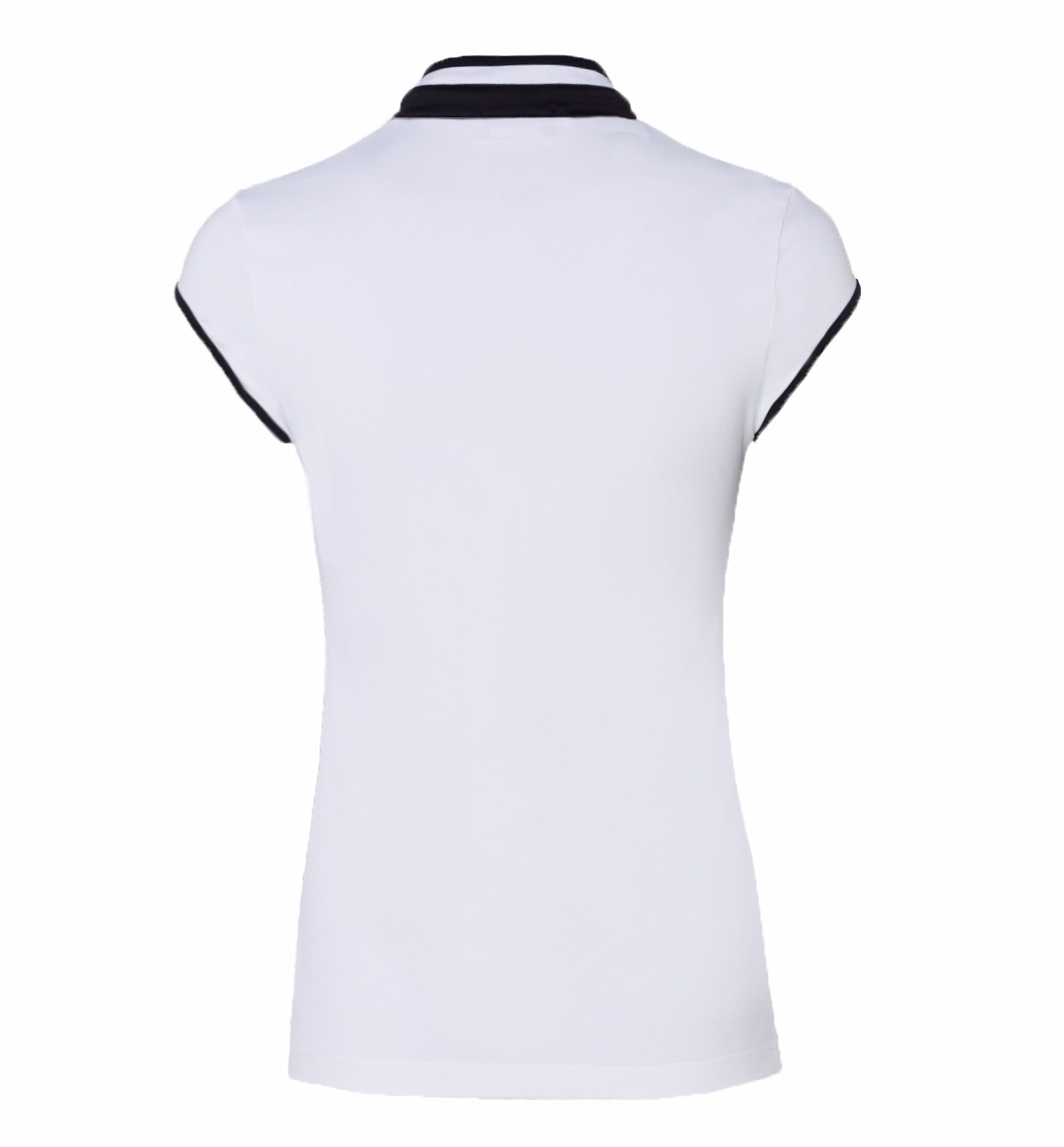 New design 2022 women/ladies custom design Half Zipper high quality sleeveless sports golf gym plain polo t shirt