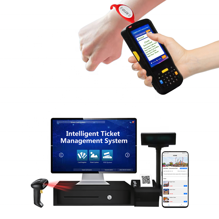 event rfid wristband event systems valid access control machine ticket amusement park games tickets wristband printer