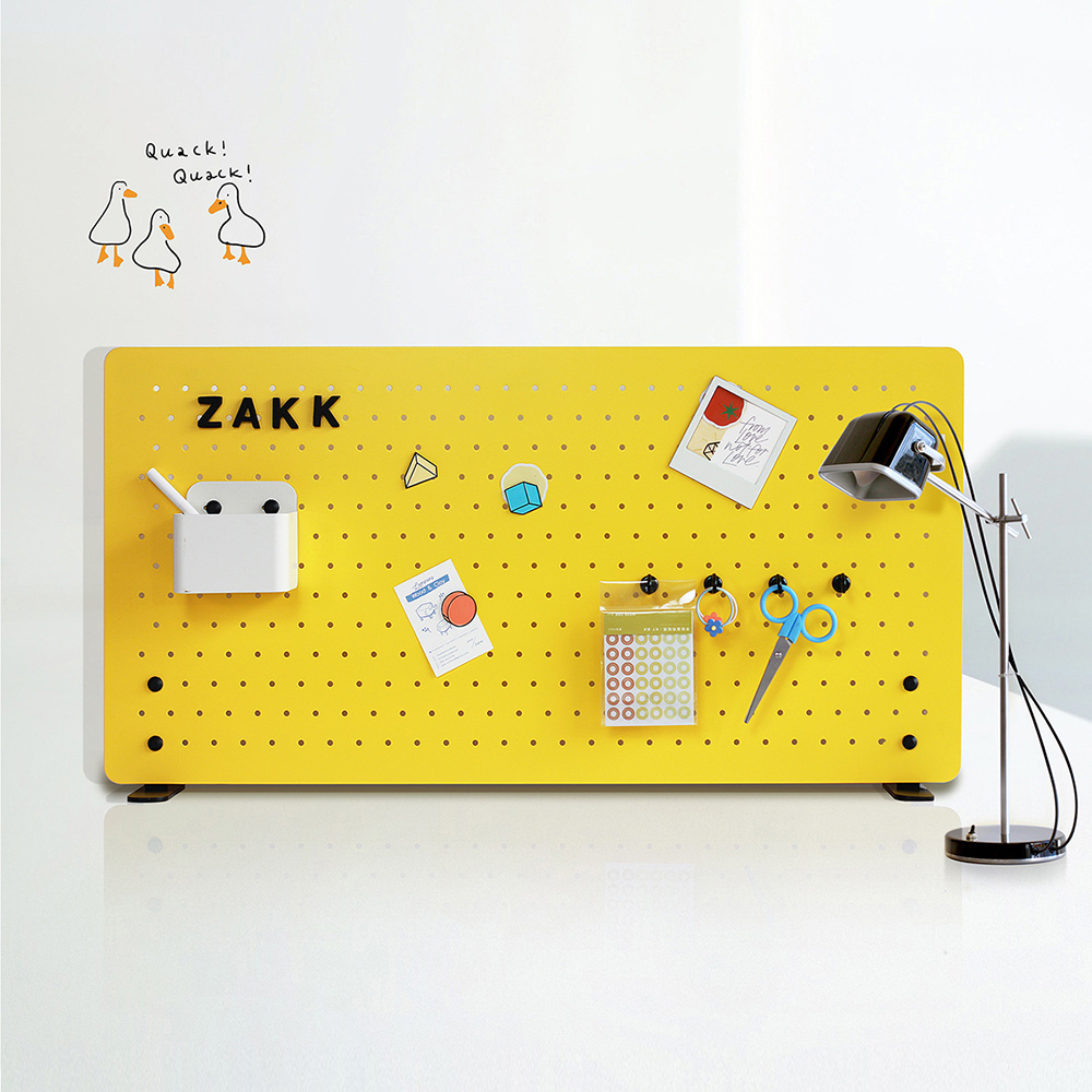 Customized Office Accessories Stationery Storage Organiser Desk organizations Desktop Metal Pegboard