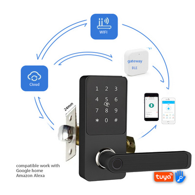 Serrure Intelligent Fechadura Digital keyless Entry Door Lock TT Smart Lock Tuya Fingerprint Door Lock