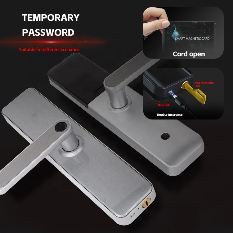 intelligent digital door lock app smart door lock tuya fingerprint lock for smart home