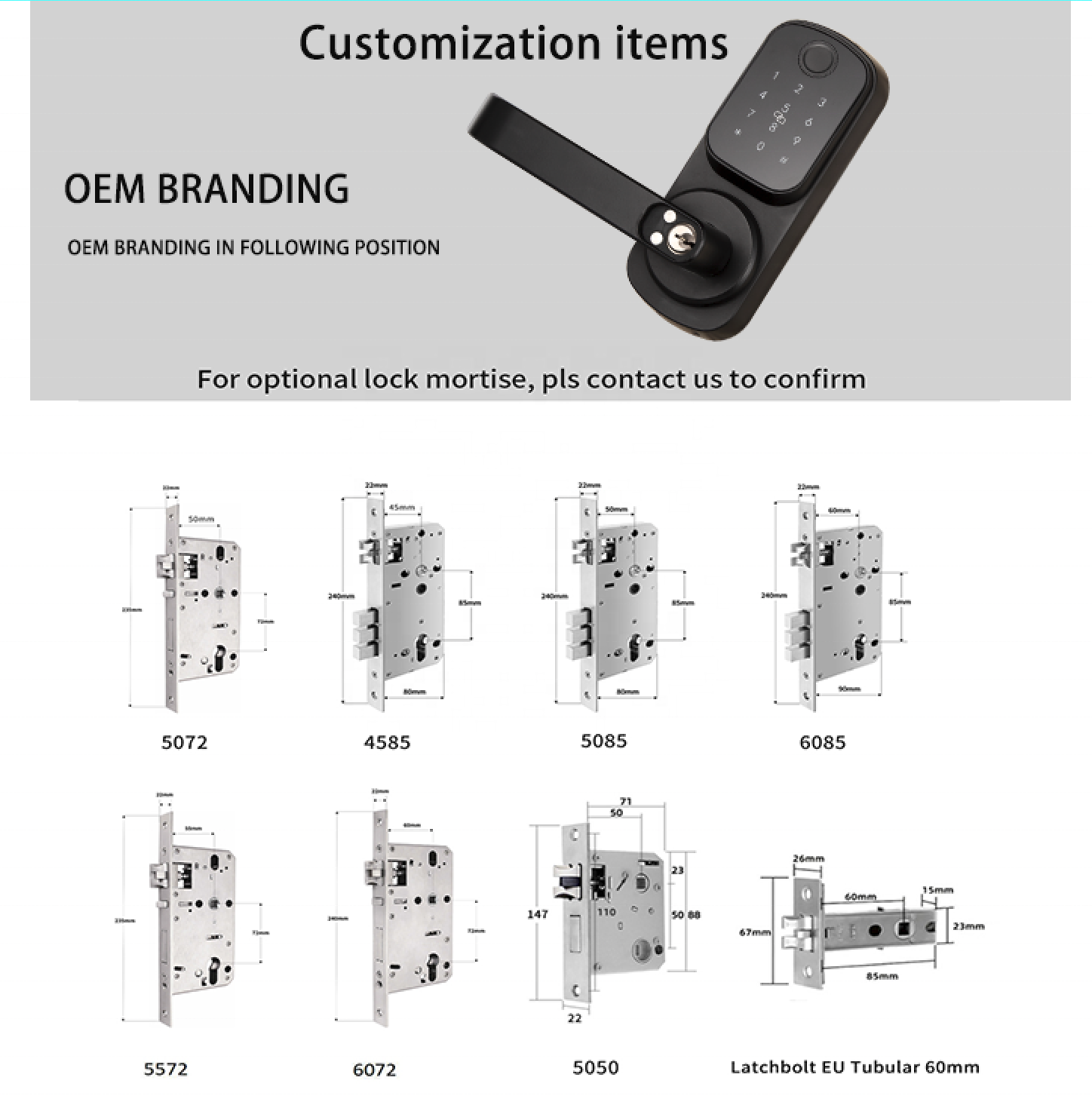 WiFi Smart Digital Lock Keyless Deadbolt Lock Serraduras Digitales Electric Handle Front Door lock With Keypad