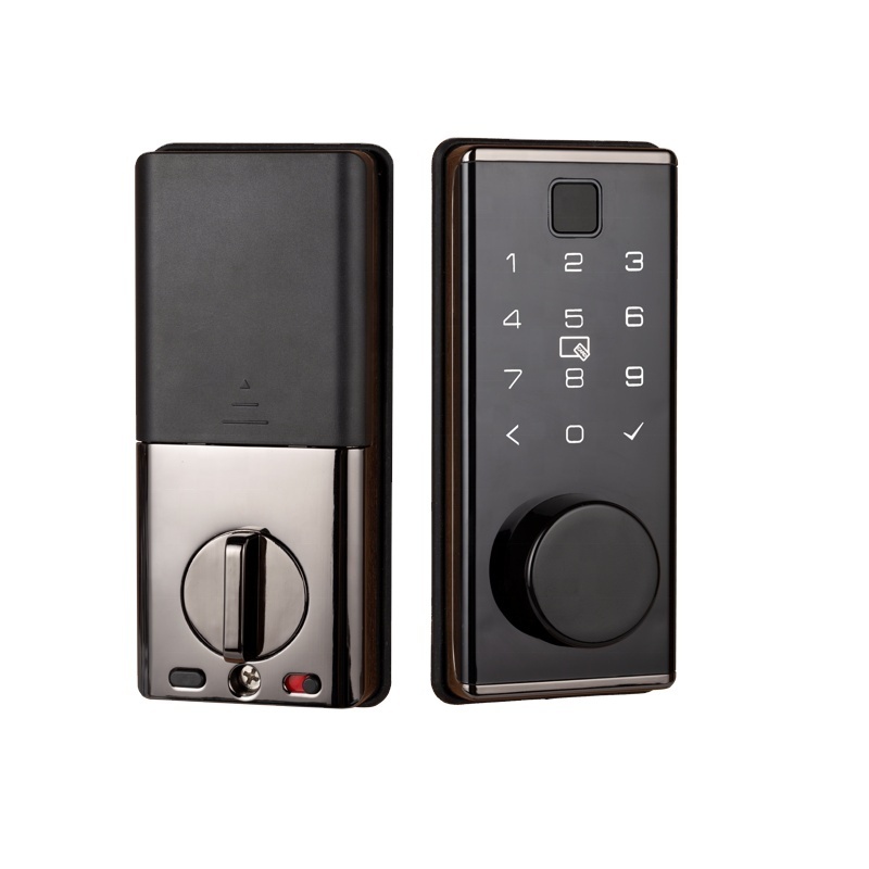 Smart door electric drop bolt deadbolt lock automatic smart door lock tuya wifi electronic smart door lock