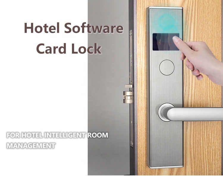 ttlock hotel rfid smart lock keyless hotel electric lock smart door lock for hotels