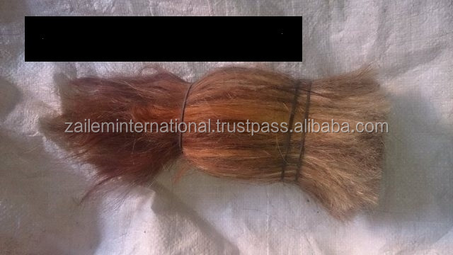 Cattle hair tail for brush