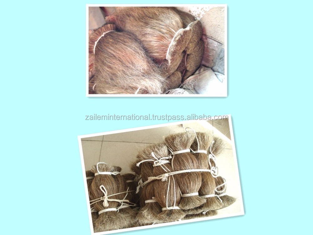 Cattle hair tail for brush