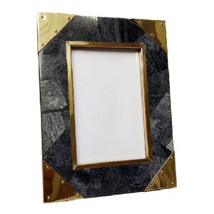 Glass Resin Inlay Photo Frame Vintage Floating Photo Frame Wall Decor Antique Print Item