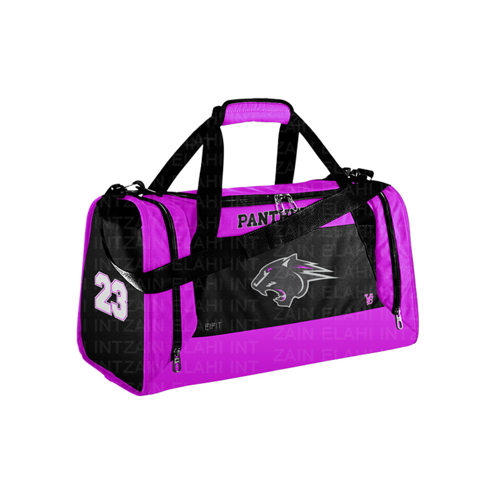 High quality Custom Sublimation 600D Polyester different design duffle bag