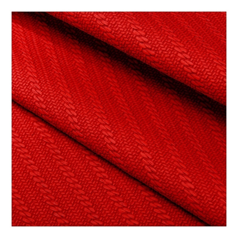 Wholesale Materials Woven PVC Synthetic Faux Leather Artificial Fabrics Roll for Making Bags Wallet Purse Shoe