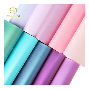 New Fashion Chameleonic Colorful Shiny PU Faux Leather Fabric For Making Bags Shoes DIY Accessories