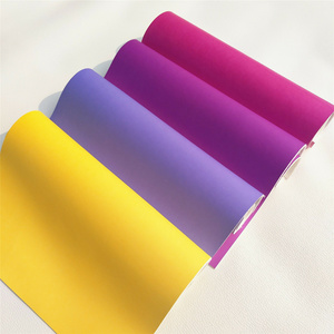 By The Yard  Fabric For Shoes Bag Bow Crafting UV Light Reactive PU Color Changing Photosensitive PU Leather