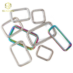 Heavy Duty Metal Ring Buckle Webbing Belts Rectangle Buckle Ring Square Buckle For Bag & Tote Accessories