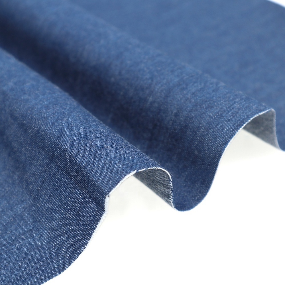 Fashion 5PCS/Set Linen Rayon Twill Stretch DIY Plain Soft Washed Denim Quilting Cotton Poplin Fabric