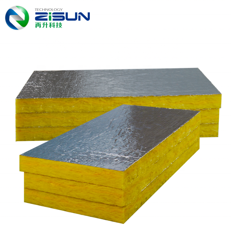 0.035W/mK Wall or roof thermal Insulation with aluminum foil veneer glass wool blanket or roll or fiberglass wool coil felt