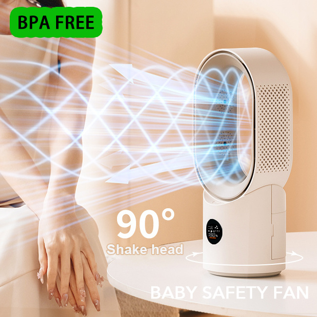 Summer USB PURIFY THE Air Cooling Battery Rechargeable Electric Small Bladeless Table Tower Portable Fan pet BABY SAFETY FAN