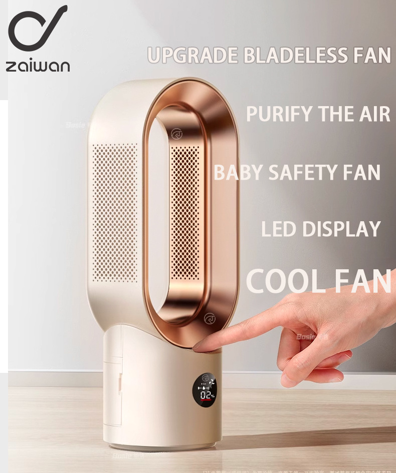 Summer USB PURIFY THE Air Cooling Battery Rechargeable Electric Small Bladeless Table Tower Portable Fan pet BABY SAFETY FAN