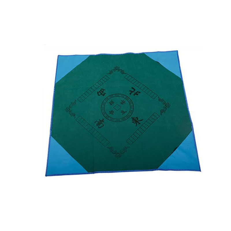 Foldable Table Cover for Mahjong Poker Card Games Mahjong Mat Anti Slip Noise Reduction Table Cover for Mahjong Paigow Poker