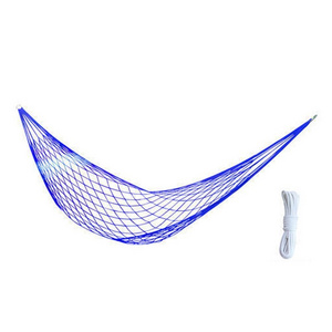 Outdoor Portable Nylon Rope Mesh Hammock Net Swing