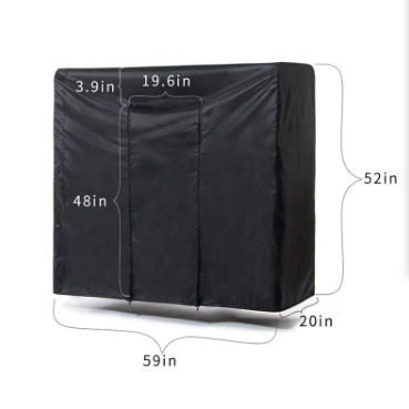 Durable Garment Bags For Hanging Clothes, Garment Rack Cover, Clothes Rack Cover For Storage