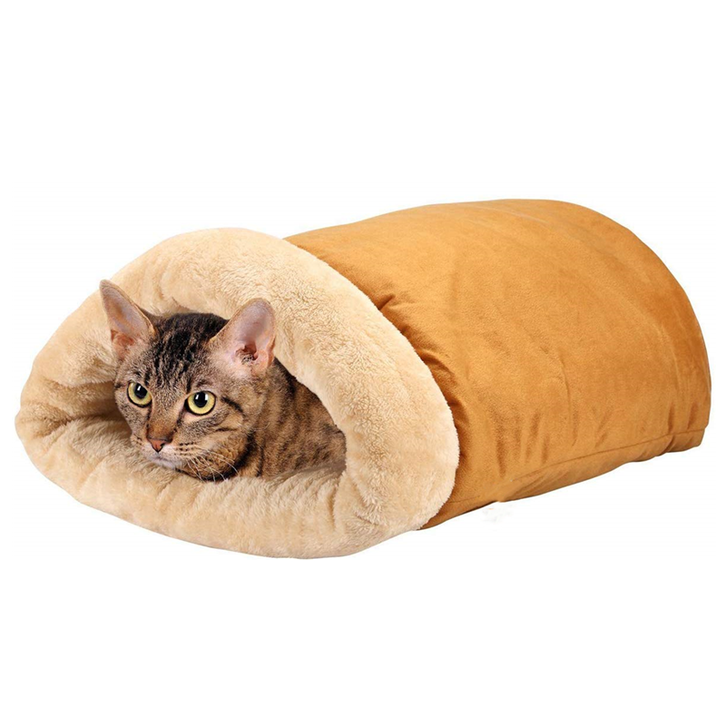 Cat Sleeping Bag Self-Warming Kitty Sack Durable Cat Cave Bed