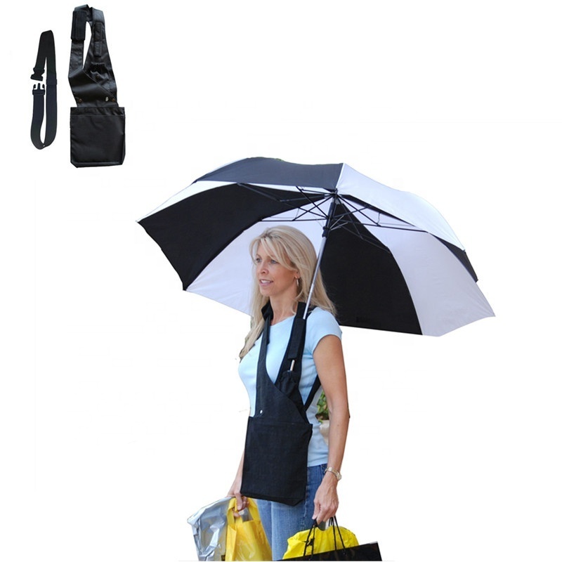 Shoulder Swing Hands Free Umbrella Holder Backpack Bag