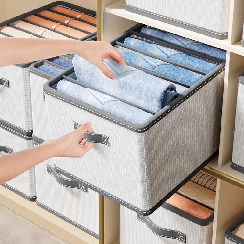 Laundry Cabinet Clothes Storage Box Wardrobe Clothes Organizer Jeans organizer for closet