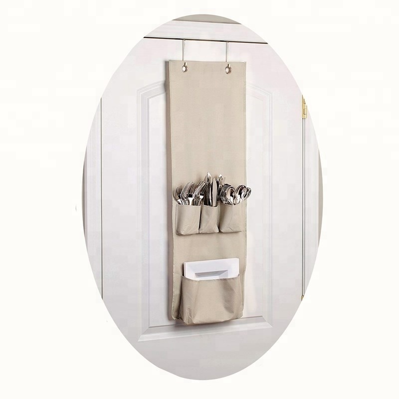 Over the Door Pantry Closet Organizer, Dorm and office Over the Fridge Caddy Organizer, Storage and Paper Goods Organizer