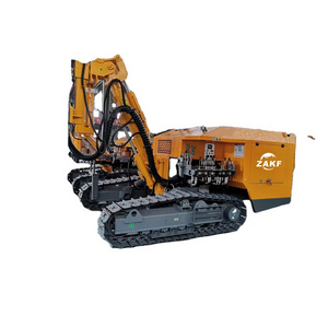 Wholesale price 73.5KW 18BAR 90-500mm water well drill rig integrated dth mine drilling rig for diesel air compressor