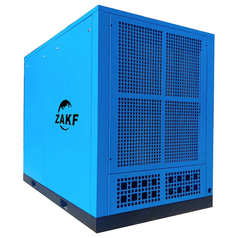 Low noise 55kw 380v415v220v direct driven big power 75hp oil flood rotary screw air compressor