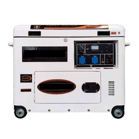 stocked 5-7KVA 5kva/5kw 6.6kw 7kw family use small Diesel Generator Set  Engine Generator Set Portable Silent Diesel Generators