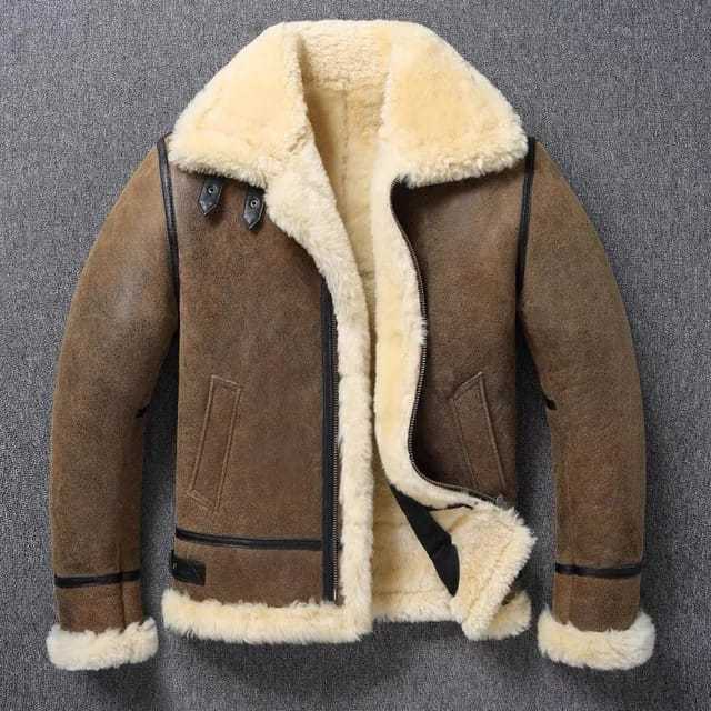 Brand new custom made winter fashion wear Leather Jacket 100% sheep leather jackets with inner fur leather jacket.