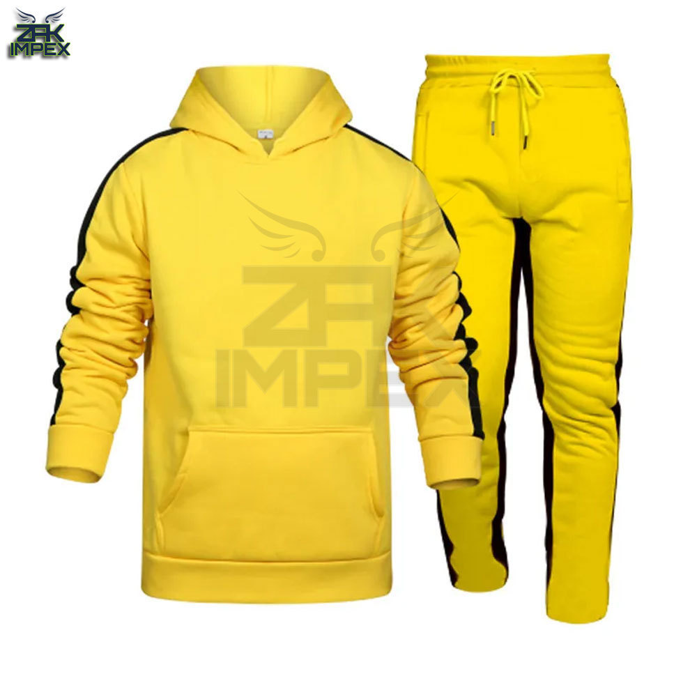 Hot Selling Made Customized Tracksuit Premium Quality Blank Custom Logo Breathable Slim Fit Attractive Plain Men's Tracksuit