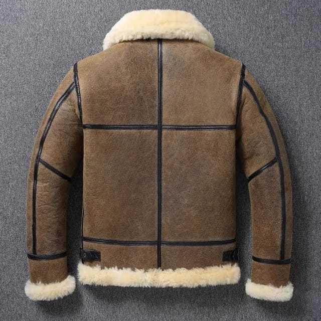 Brand new custom made winter fashion wear Leather Jacket 100% sheep leather jackets with inner fur leather jacket.