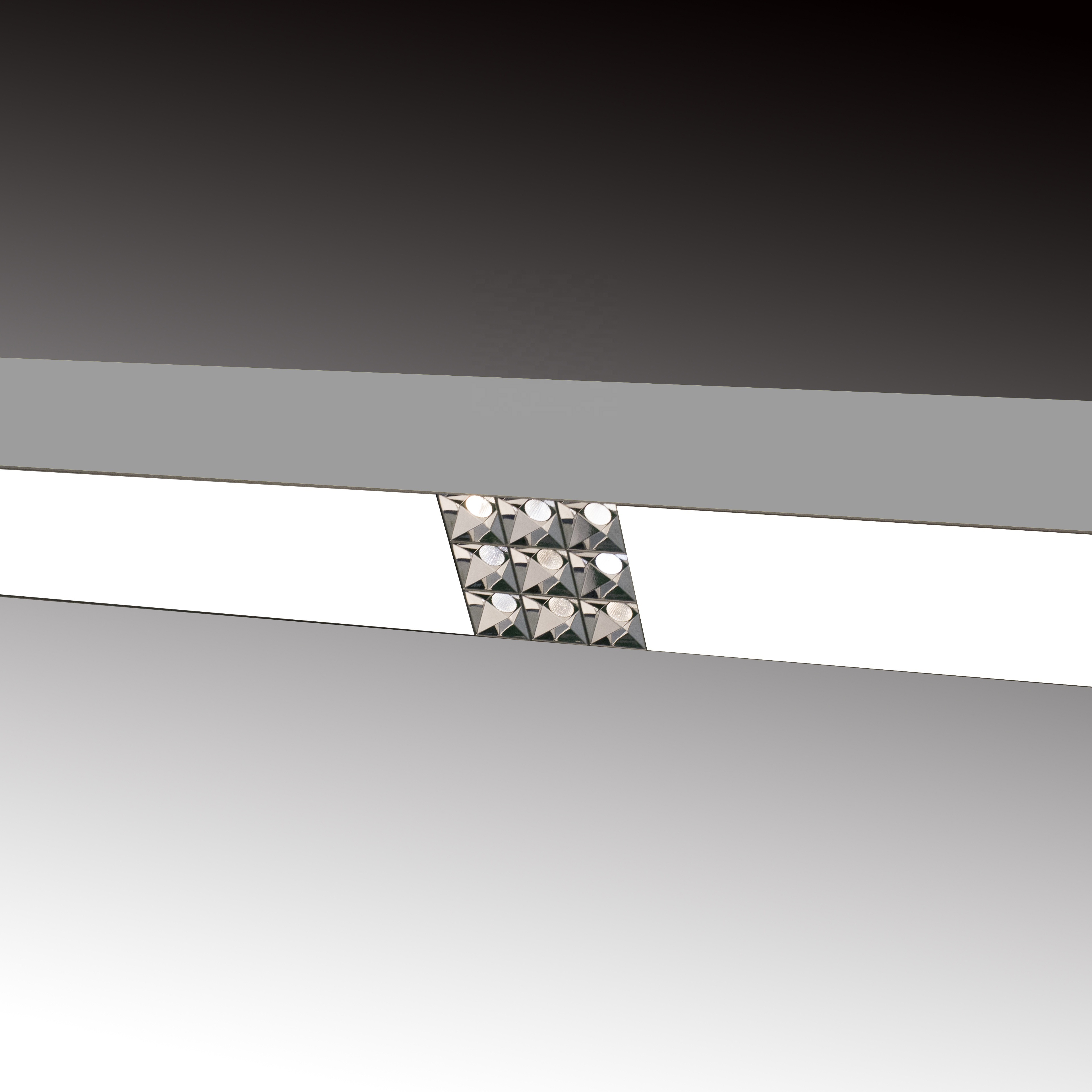 3.5inch classic design for office IK08 dimmable custom design direct light LED linear ceiling light grille light