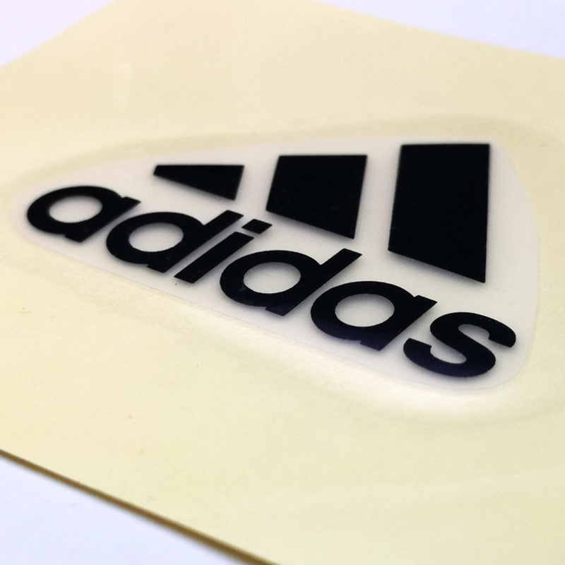 Custom 3D Silicone Raised Sticker Rubber Clothing Embossed Logo Tpu Heat Transfer Patches