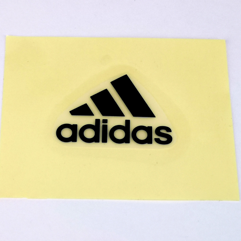 Custom 3D Silicone Raised Sticker Rubber Clothing Embossed Logo Tpu Heat Transfer Patches