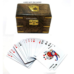 Hot sale Customized fancy playing card gift wooden box