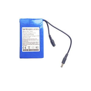 China supplier Portable DC 12V Li-Ion rechargeable battery 8000mah for solar panel CCTV Camera