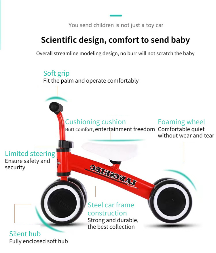 2023 HOT  Baby Kids Balance Bike  Balance Car for Kids Gifts