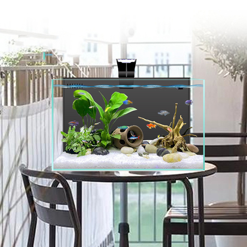 Clear Large Round Glass Fish Tank Fish Bowl Aquarium