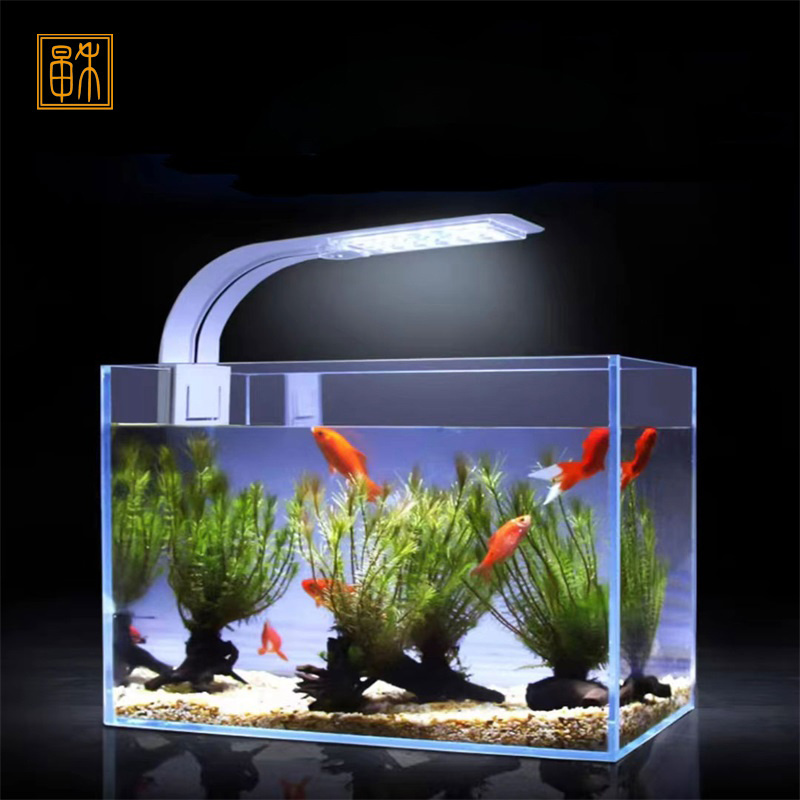 Zaohetian 12CM 22CM 32CM led aquarium lamp desktop fish tank clip light fish tank aquatic plants lamp