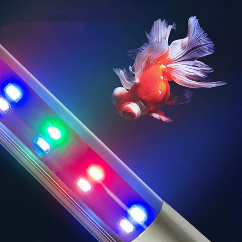 Zaohetian AC110-220v IP67 Red Dragon aquarium lamp Led aquarium light WRGB UV fish tank lights